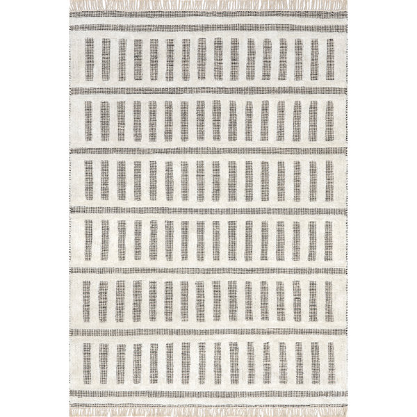 Emily Henderson x Rugs USA Merrick Tasseled Cotton and Wool Area Rug